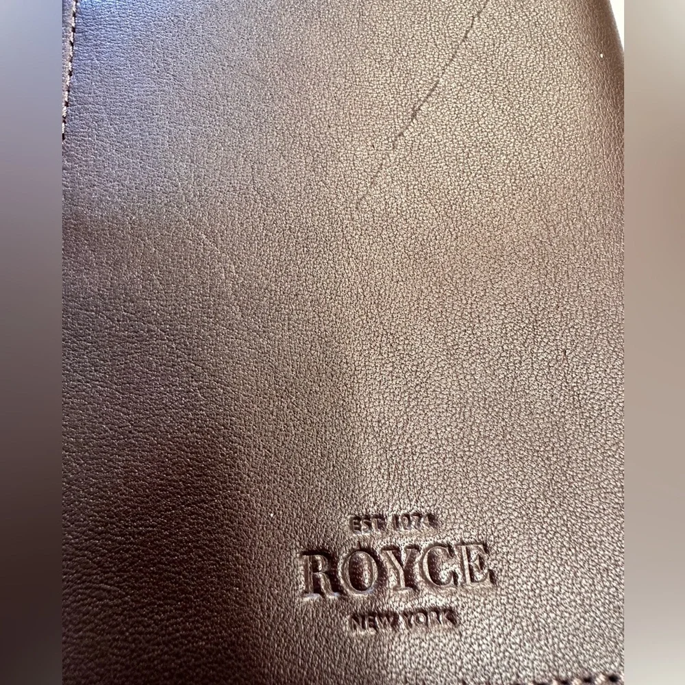 ROYCE New York Brown‎ Leather Wallet